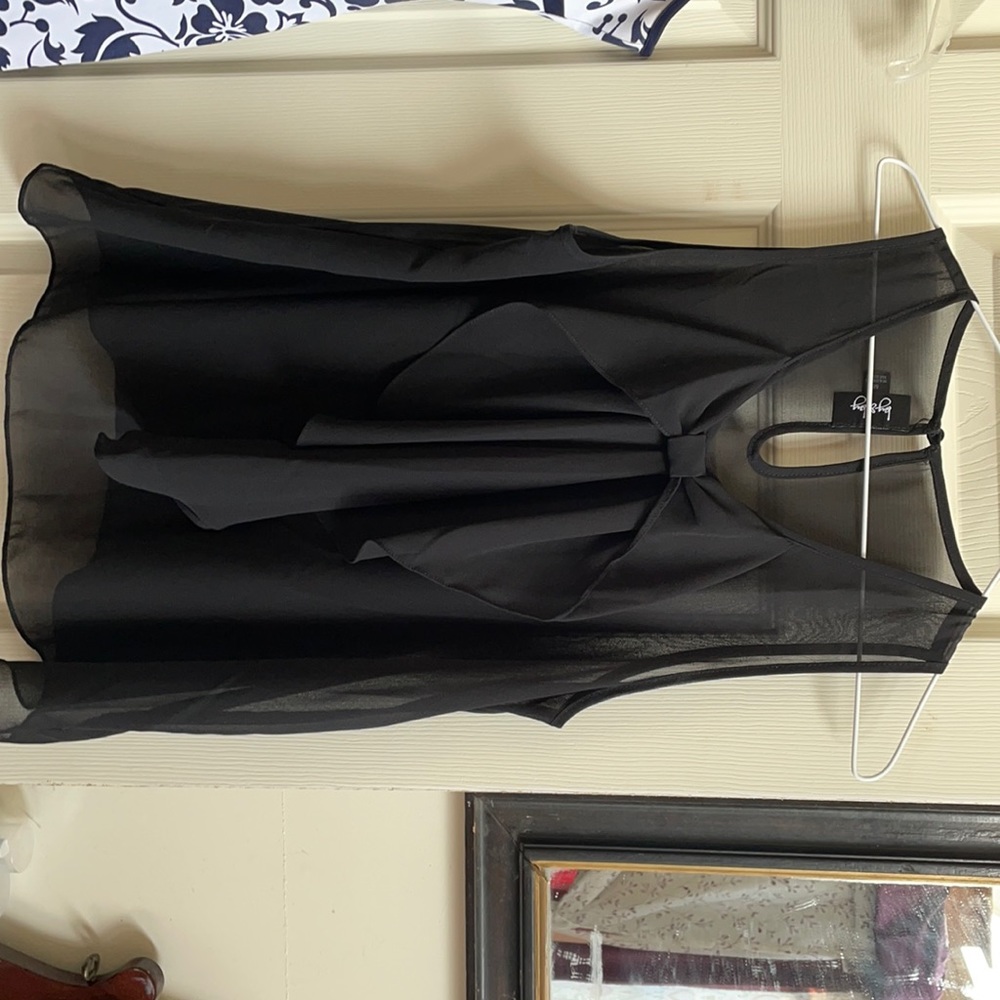 Bye & Bye black see through tank size M